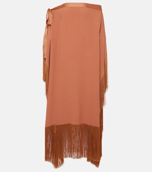 Taller Marmo Azores draped silk satin minidress