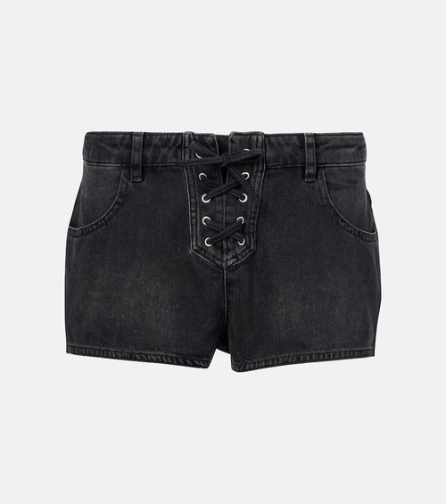 Isabel Marant Delma faded denim shorts