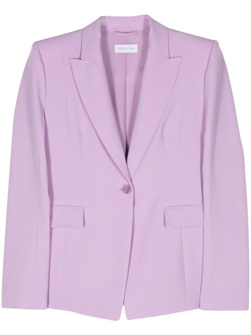 Single-breasted blazer - Purple