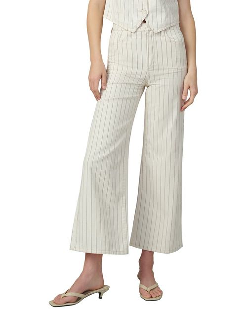 The Mia Natural Stripe Ankle Jean