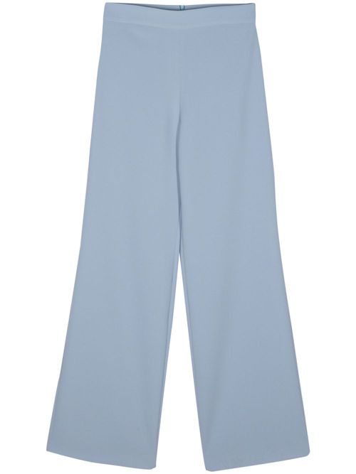 Zipped straight trousers - Blue
