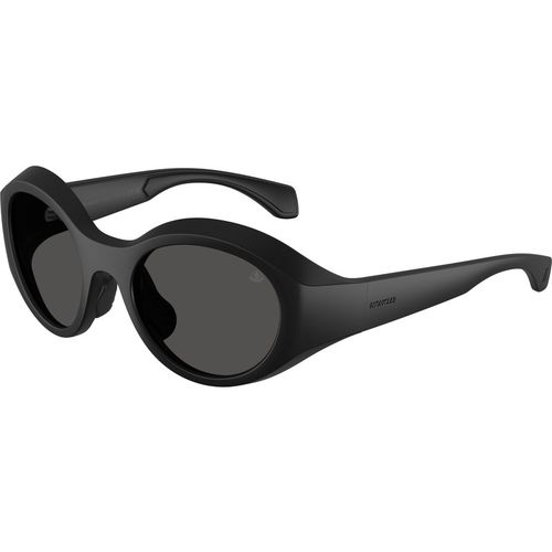 Moncler Unisex Moncler ME8005 FUTURO 500687 Gafas de sol Inyectado Negro Gris Redonda Norma