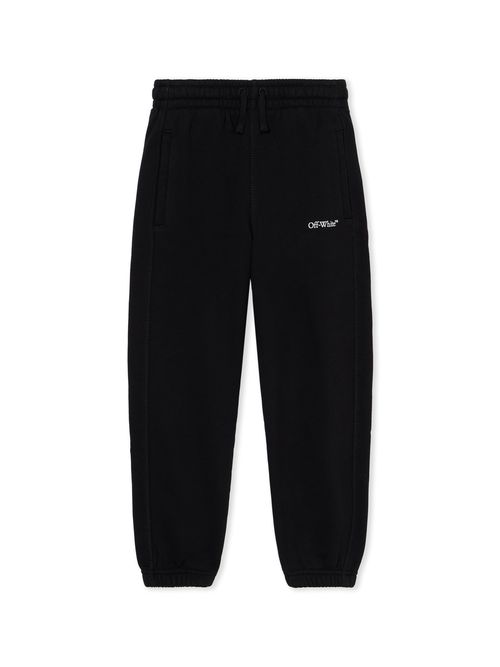 Bookish Diagonal Logo Sweatpants - Kids Boy's Clothing Black