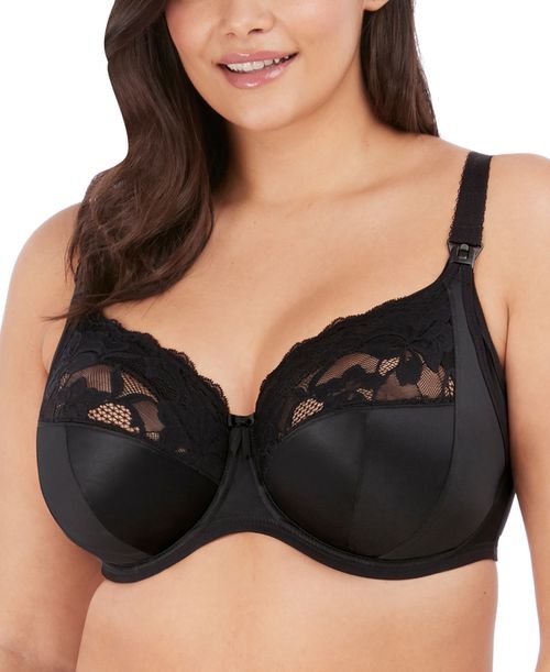 Plus Size Molly Underwire Nursing Bra - Black