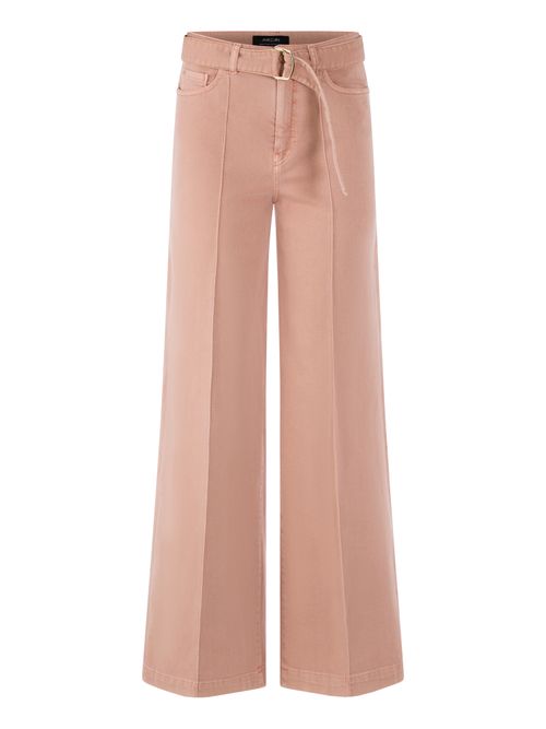 Marc Cain WARRI wide jeans with rhinestone cord, red, 34 N