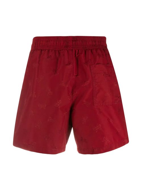 Jacquard Shorts — Red
