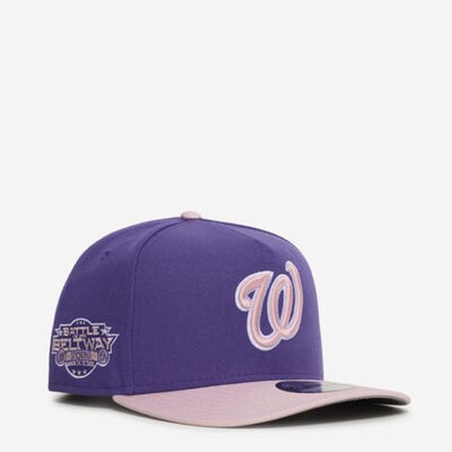 9Fifty Washington Nationals A-Frame Snapback Hat in Purple | 71011811