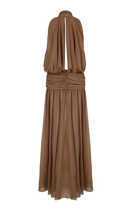 reiss daiya pleated maxi dress REISS Daiya Printed Pleated Maxi Dress