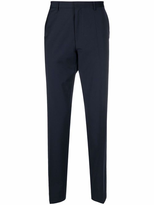 Straight-leg suit trousers - Blue