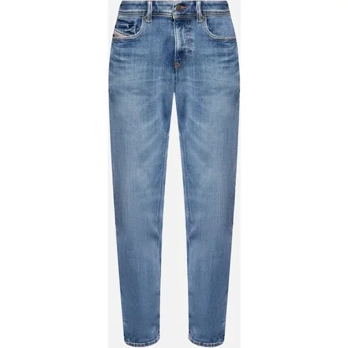 Men's Diesel 1979 Sleenker Plain Denim Blue Jeans - Size: 30/30