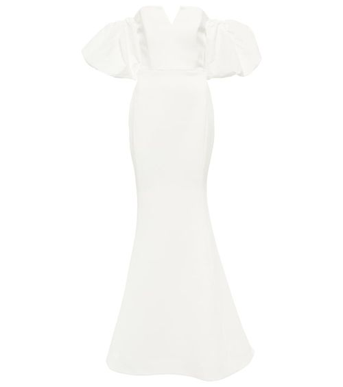 Rebecca Vallance Bridal Genevieve off-shoulder crêpe gown