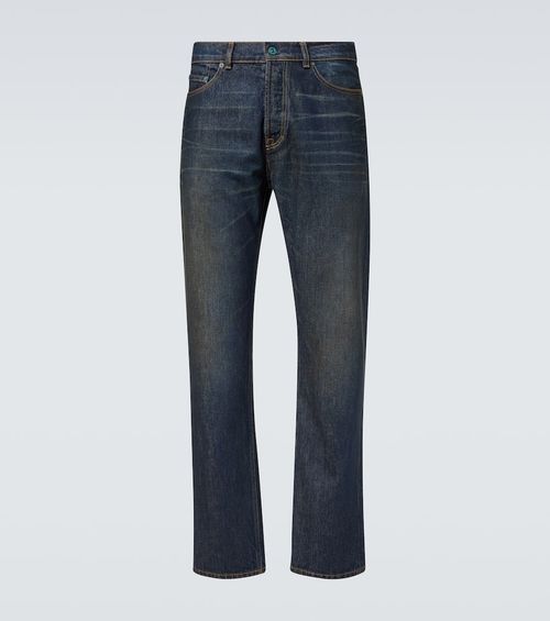 Mid-rise slim jeans