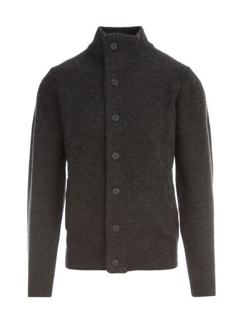 Logo Patch Knitted Cardigan