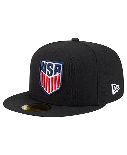 Men's Black Usmnt 59FIFTY Fitted Hat - Black