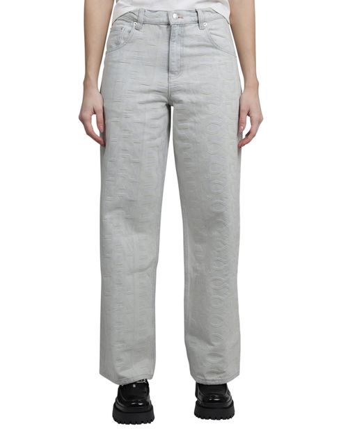 Denim Monogram Pants