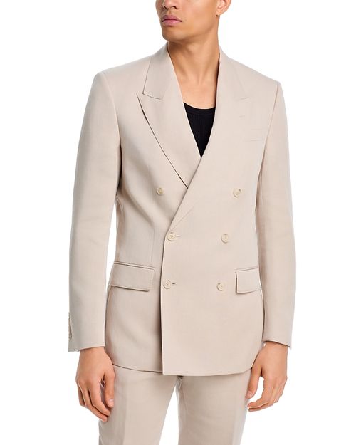 X Beckham Regular Fit Double Breasted Sport Coat