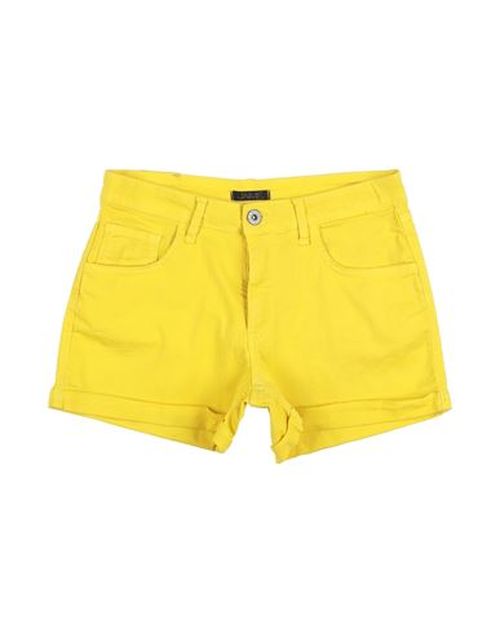 J'aime' Kid Girl Shorts & Bermuda Shorts Yellow Size 14 Cotton, Elastane