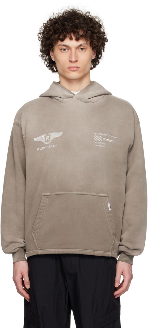 Represent Gray 'Team Rep' Hoodie