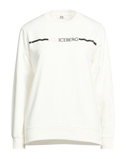 Woman Sweatshirt White Size S Cotton