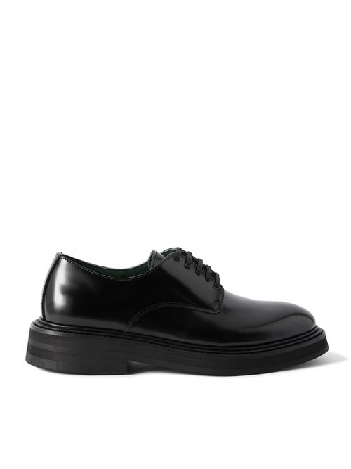 Officer Polished-Leather Derby Shoes