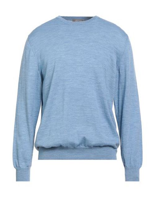 Man Sweater Azure Size 46 Merino Wool