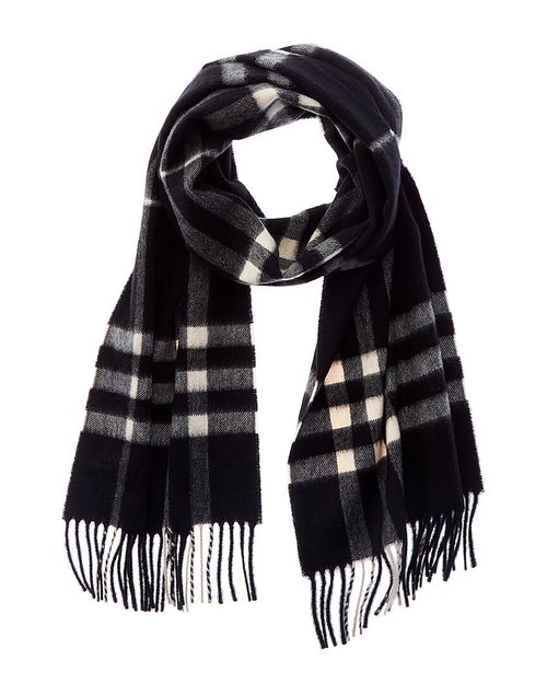 Check Cashmere Scarf