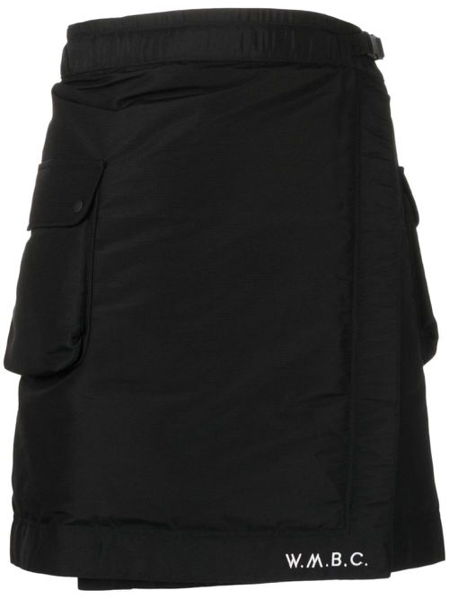 Wrap cargo shorts - Black