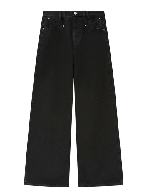 Black Relaxed High Rise Jeans