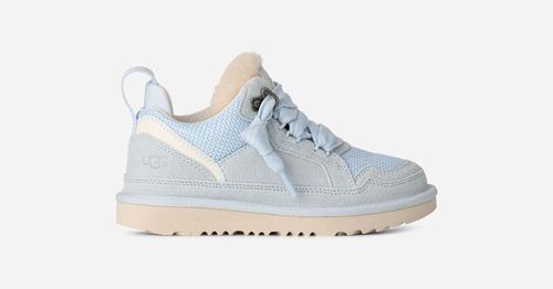 ® Kids' Lowmel Canvas/Suede/Recycled Materials Shoes in Sky Blue