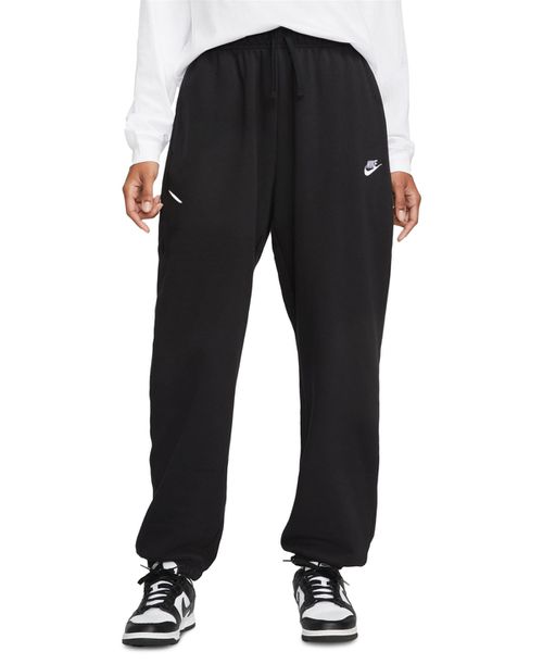 Women's Sportswear Club Fleece Mid-Rise Oversized Sweatpants - Black