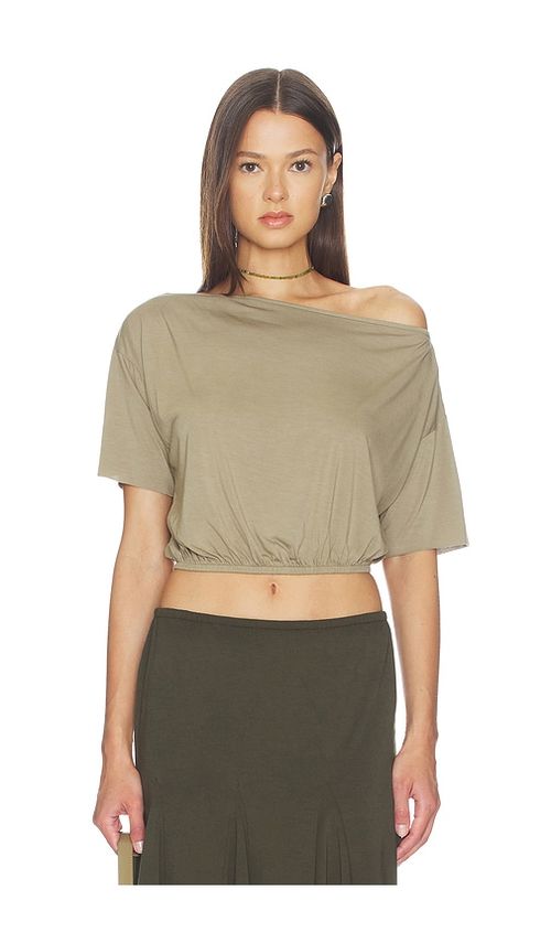 With Jean Mimi Top in Olive. - XS also in S