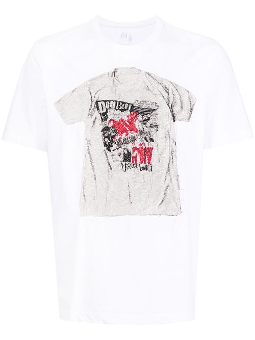 Graphic-print cotton T-shirt - White
