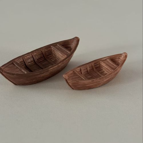 TEMU Set Miniature Boats, From Resin, Designed To Float, Aquariums, Fishing, Or As Decorative Items For Bathtubs, Bathrooms, Pools, And ., For