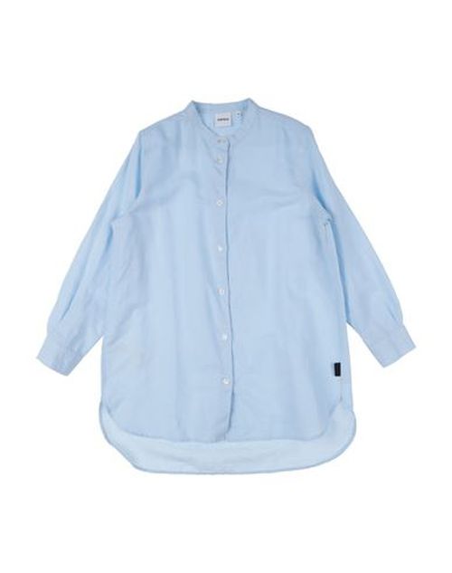 Kid Boy Shirt Sky blue Size 10 Linen, Cotton
