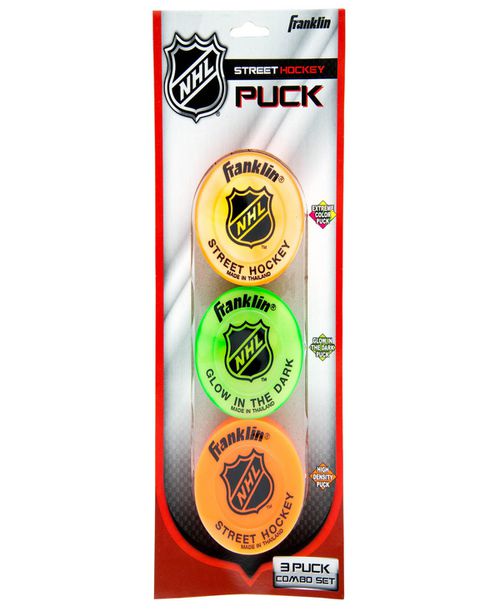 Nhl Street Hockey Puck Combo 3-Pack - Multi