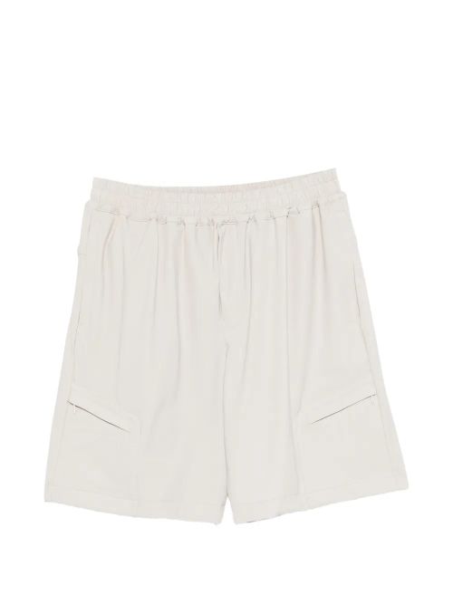 Elasticated Waistband Bermuda — Sand