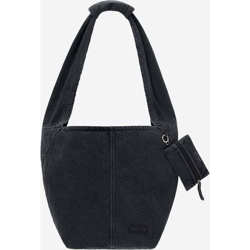 Sac à bandoulière en denim de coton Solid Homme