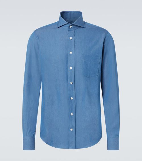 Cotton chambray shirt
