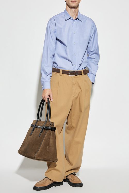 Shirt With Logo, Men's, Light Blue