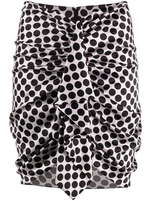 Ruched mini skirt - Pink
