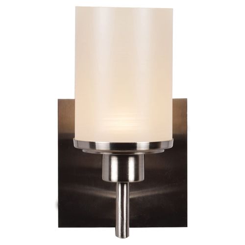 Access Perch 9" Bathroom Vanity Light in Brushed Stee