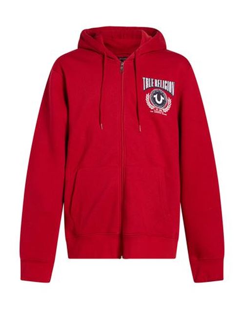 Man Sweatshirt Red Size M Cotton, Polyester