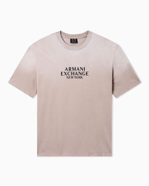 Regular Fit T-shirt in used effect jersey with logo