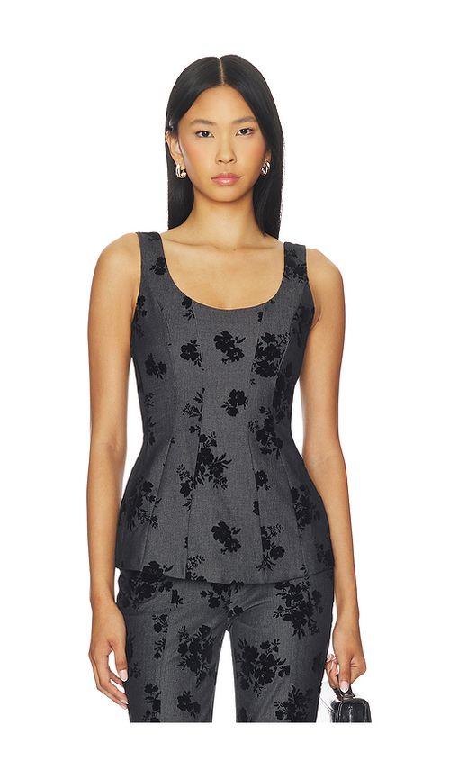 Amanda Uprichard x REVOLVE Empire Top in Black. XL. Also in XS, S
