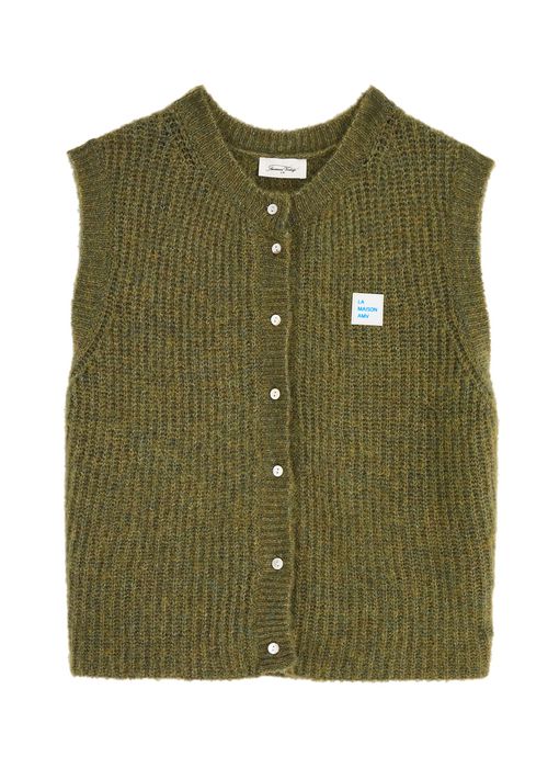 East Logo Ribbed-knit Vest - Green - S (UK8-10 / S)