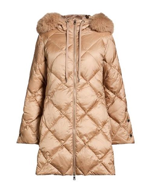 Woman Puffer Light brown Size 10 Polyamide