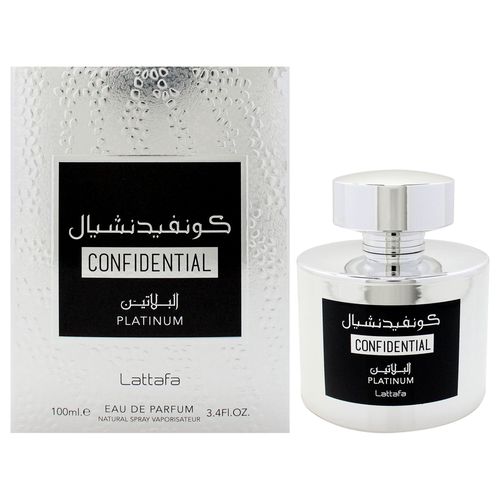 Confidential - Platinum by for Men - 3.4 oz EDP Spray