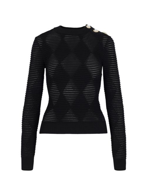 Viscose Blend Knit Sweater for Women