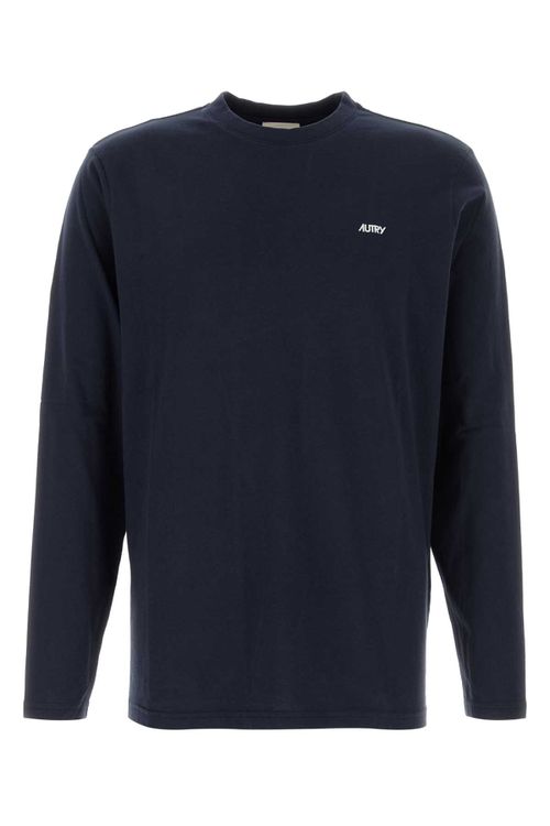 Dark Blue Cotton T-shirt
