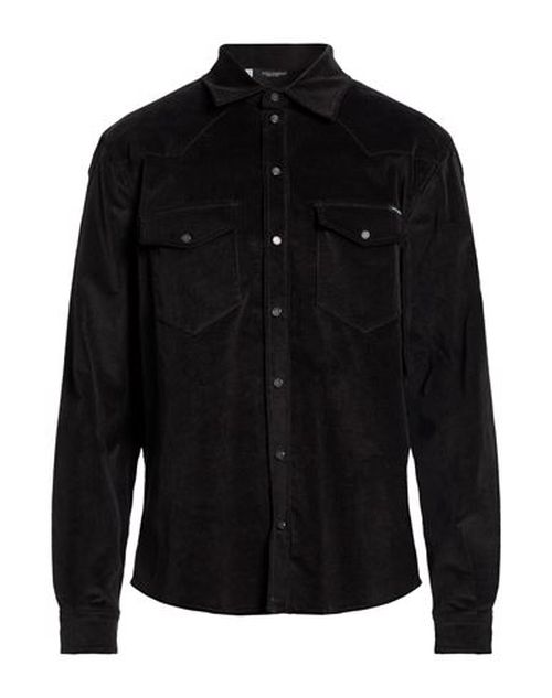 Man Shirt Charcoal Size 15 ¾ Cotton, Cashmere, Elastane